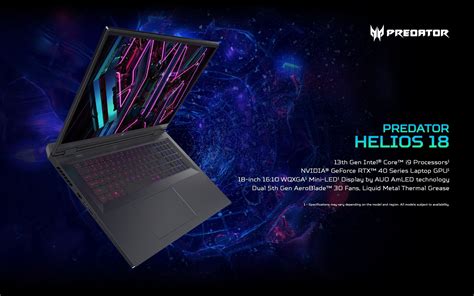Acer Predator Helios 18 .